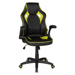 Gaming Stuhl Chefsessel Wippfunktion schwarz grün - BENT