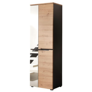 Garderobenschrank mit Spiegel Artisan Eiche 65 cm - MEMPHIS