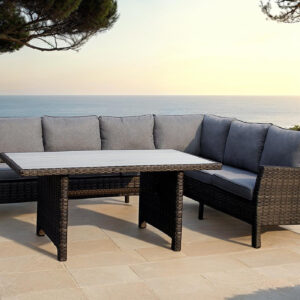 Gartenmöbel Set 2 tlg inkl. Tisch 150 x 85 cm - BEACH