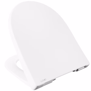 Forum Online GmbH WC-Sitz D450 D-Form Weiß mit Absenkautomatik u.a. für Geberit Icon, Accanto und 4U