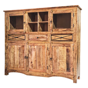 Highboard 5 Türen Akazie massiv lackiert montiert 160 cm - SPIRIT