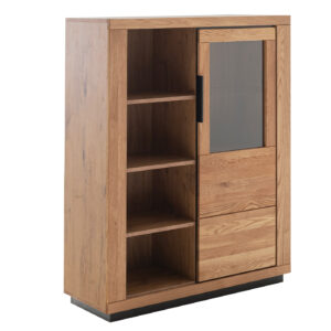 Highboard Wildeiche teilmassiv geölt 112 cm - GRENO