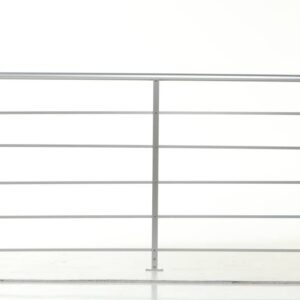 Dolle Dolle Geländer-Set PAB 81 - für Bodenmontage Ergänzungsset aus Aluminium für Treppen und Balkon (Innen und Außen)