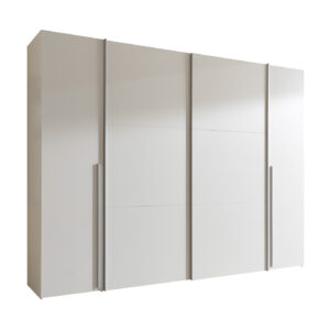 Kleiderschrank weiß - 267 cm - Schwebetüren - MATURS