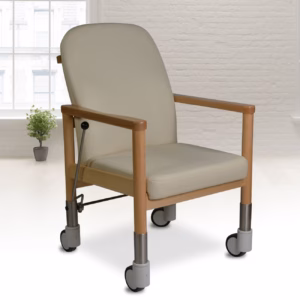 Stuhl mit Rollen Lübeck Plus mit Zentralbremse