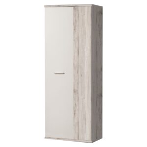 Mehrzweckschrank Sandeiche - weiß 69 x 179 cm - NET