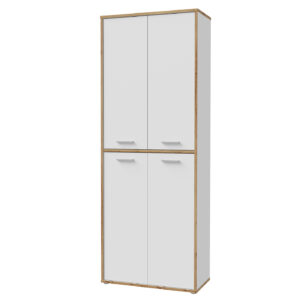 Mehrzweckschrank weiß - Artisan Eiche 226 cm - KEFLAVIK