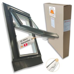 SunSky Velux GGL, GGU, GPL, etc. Austauschfenster Dachfenster für alte Velux mit Eindeckrahmen von SUNSKY