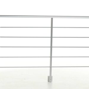 Dolle Dolle Geländer-Set PAB 91 - für seitliche Montage Ergänzungsset aus Aluminium für Treppen und Balkon (Innen und Außen)