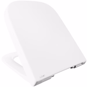 Forum Online GmbH Luvett® WC-Sitz Q600 Weiß eckig mit Absenkautomatik, u.a. für Geberit Smyle Square