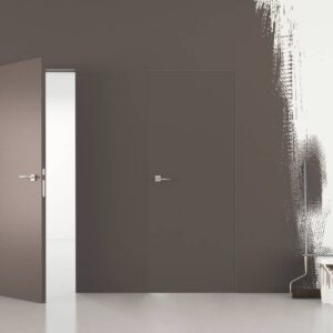 Lenode Zimmertüren mit unsichtbaren Zargen 'DMB SET' Grundiert - Tapetentüren inkl. Zarge