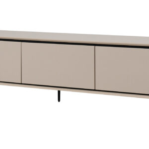 TV - Lowboard beige schwarz 175 cm TV-Board - ARONA