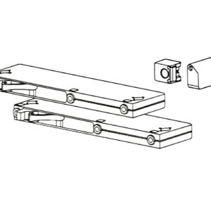 Türdämpfer mit Selbsteinzug für Schwebetürenschrank - LIVERPOOL