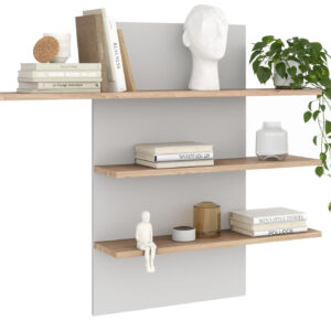 Wandboard weiß - Eiche - 120 cm - KAI