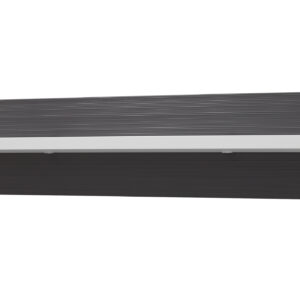 Wandboard weiß hochglanz graphit 133 cm - CABANA