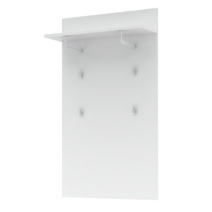 Wandgarderobe Paneel weiß 80 x 138 cm - SANTORIN