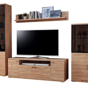 Wohnwand Gustavson Eiche 360 cm - Anbauwand - OLSBERG