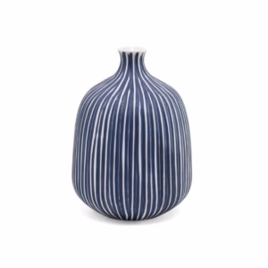 p-dit Vase Chinta blue stripes