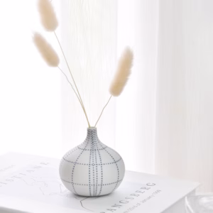 p-dit Vase Congo blue dot