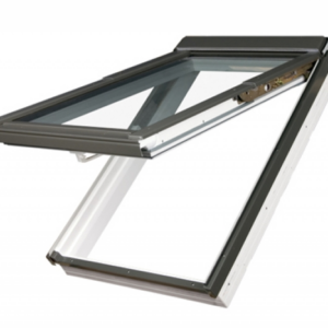 Fakro Dachfenster Klapp-Schwing-Fenster FAKRO PPP-V U3 aus Kunststoff und Eindeckrahmen