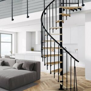 Atrium Spindeltreppe ATRIUM NOVO 120 cm schwarz oder grau